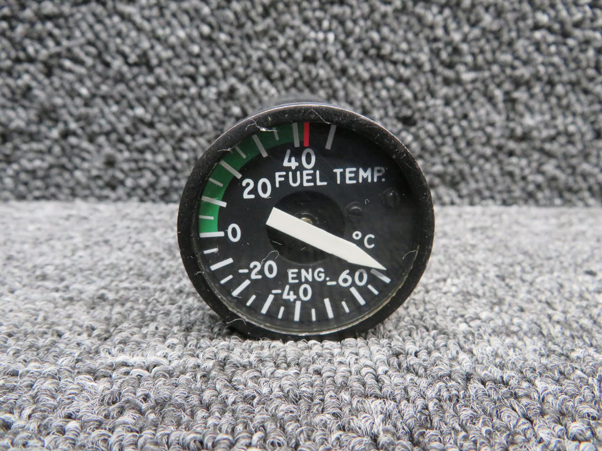 Lewis 163B109B (Alt: 3883032-503) Lewis Fuel Temp Indicator w Green Face