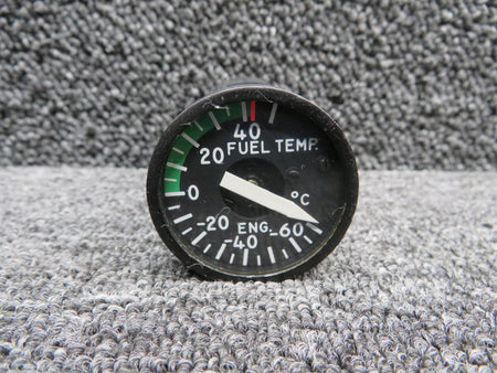 Lewis 163B109B (Alt: 3883032-503) Lewis Fuel Temp Indicator w Green Face