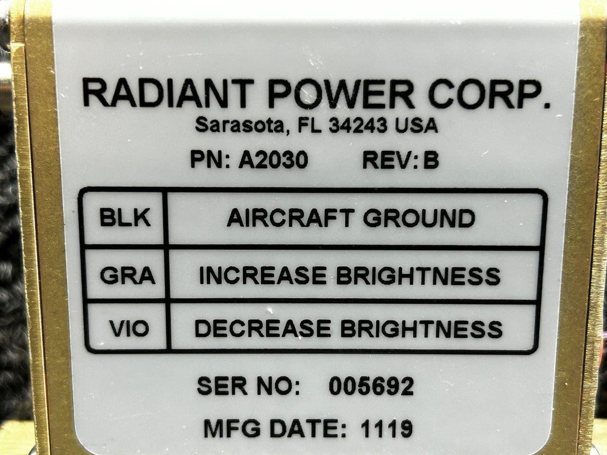 Radiant Power Corp A2030 (Alt: 681-010) Radiant Power Corp Armature Relay Assembly (Volts: 5-25)