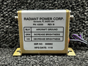 A2030 (Alt: 681-010) Radiant Power Corp Armature Relay Assembly (5-25V)