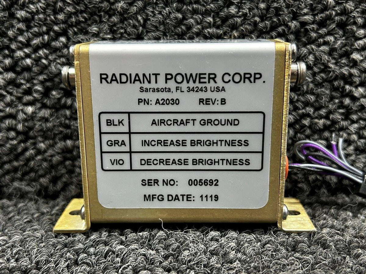 Radiant Power Corp A2030 (Alt: 681-010) Radiant Power Corp Armature Relay Assembly (Volts: 5-25)