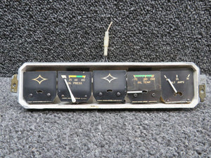 95241-011 Piper PA28RT-201 Engine Gauge Cluster Assembly (No Glass)