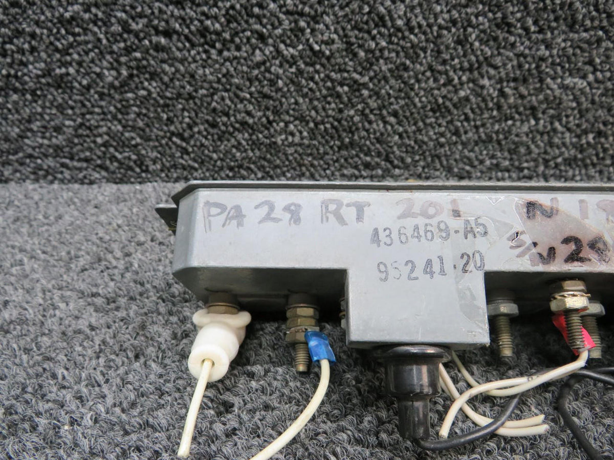 piper 95241-011 Piper PA28RT-201 Engine Gauge Cluster Assembly (No Glass)