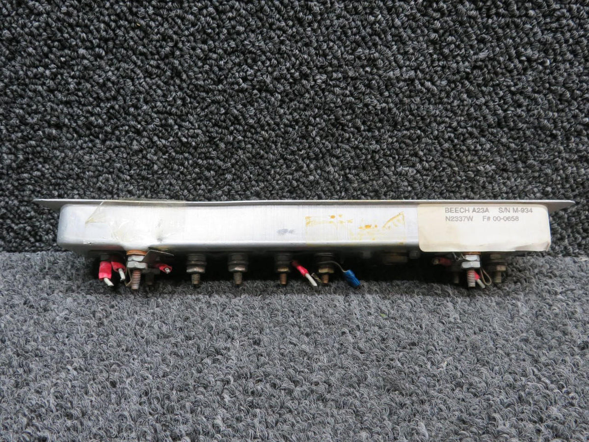 Beechcraft Parts 169-380036-1 Beech A23A Engine Gauge Cluster Assembly (No Glass)