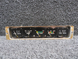 169-380036-3 Beech 19 Engine Gauge Cluster Assembly (No Glass)