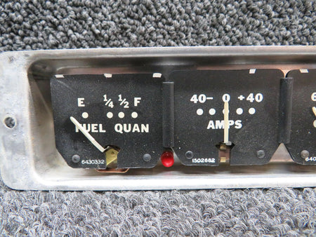 Beechcraft 169-380036-1 Beech A23 Engine Gauge Cluster Assembly (Has No Glass)