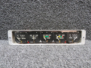169-380036-1 Beech A23 Engine Gauge Cluster Assembly (Has No Glass)