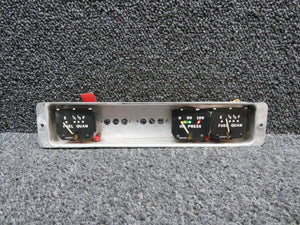 169-380036-3 Beech B23 Engine Gauge Cluster Assembly (No Glass)