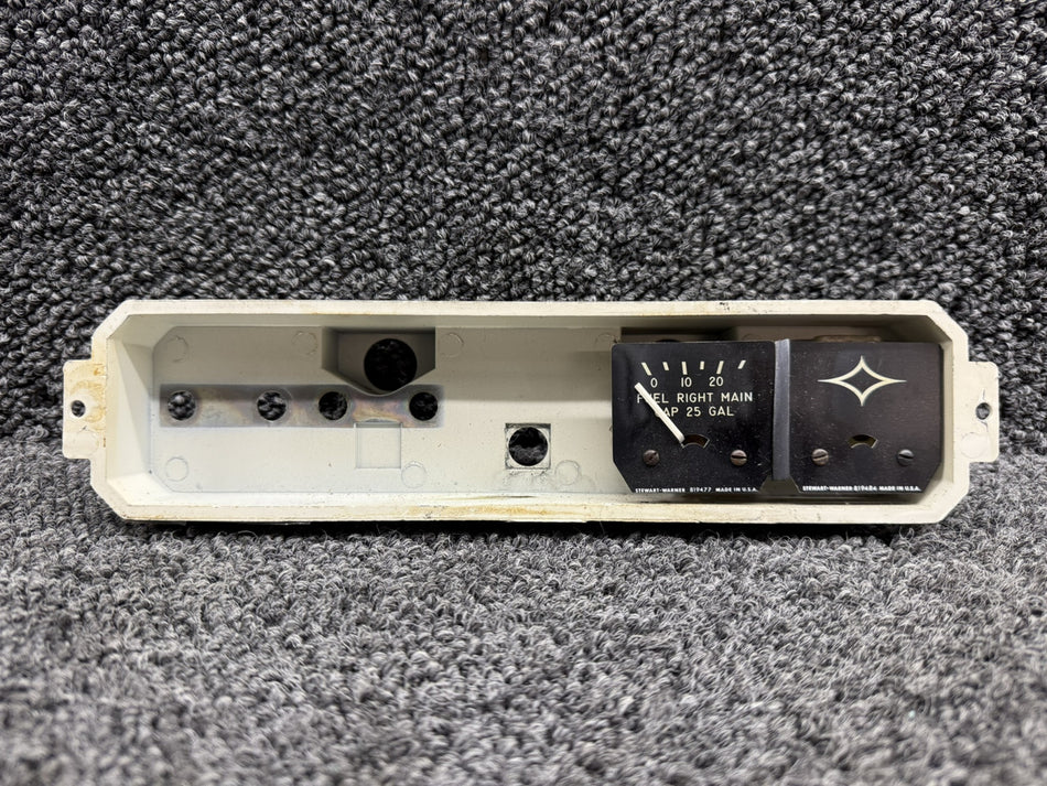 95241-007 Piper PA28R-200 Engine Gauge Cluster Assembly (No Glass)