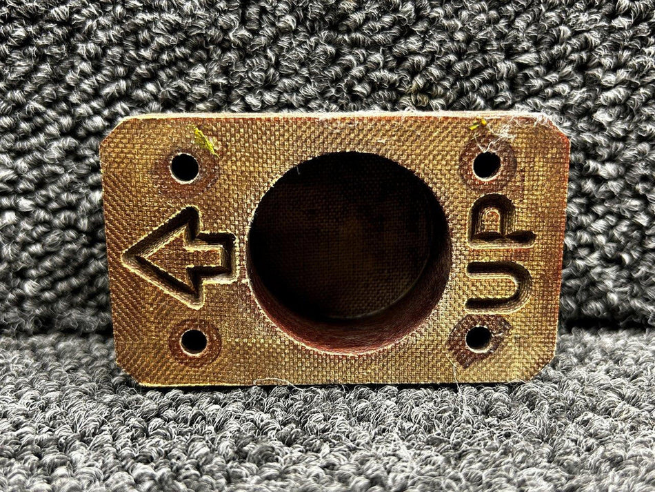 Piper Aircraft Parts 110128-001 Piper PA46-600TP Nose Gear Door Bearing Block LH or RH