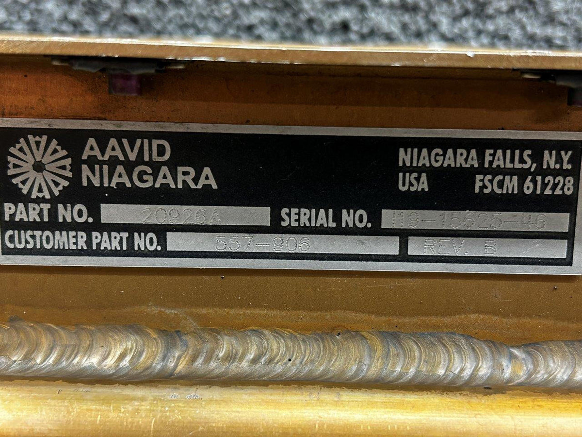 Aavid Niagara 20926A (Alt: 557-906) Pratt & Whitney PT6A-42A Aavid Niagara Oil Cooler Assembly