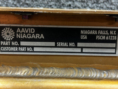 Aavid Niagara 20926A (Alt: 557-906) Pratt & Whitney PT6A-42A Aavid Niagara Oil Cooler Assembly