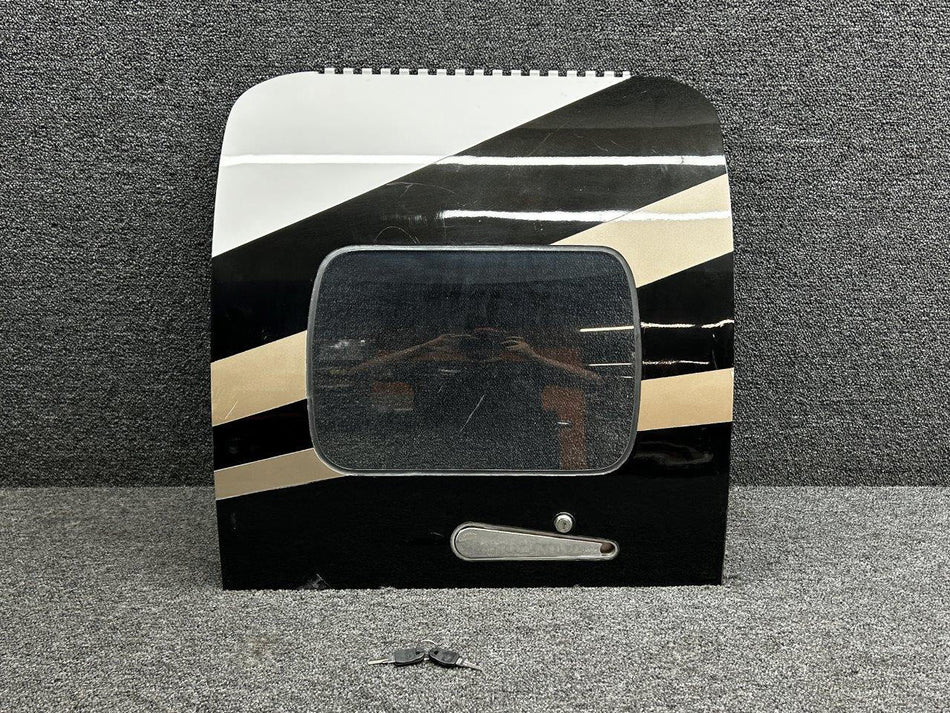 Piper Aircraft Parts 89970-008 (Alt: 89970-009) Piper PA46-600TP Upper Cabin Door Assembly with Keys