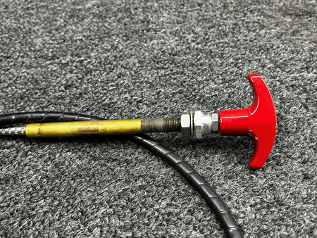Piper Aircraft Parts 46F28A001-001 Piper PA46-600TP Fuel Shut Off Control Cable Assembly (L: 49")