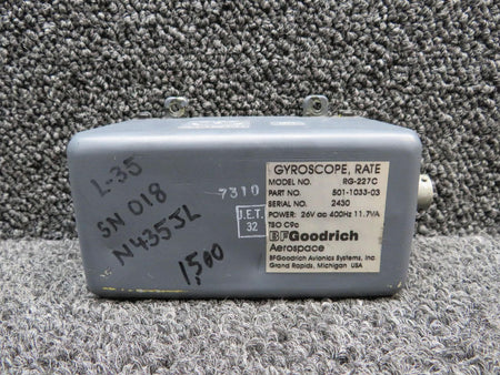 BF Goodrich  501-1033-03 BF Goodrich RG-227C Rate Gyroscope
