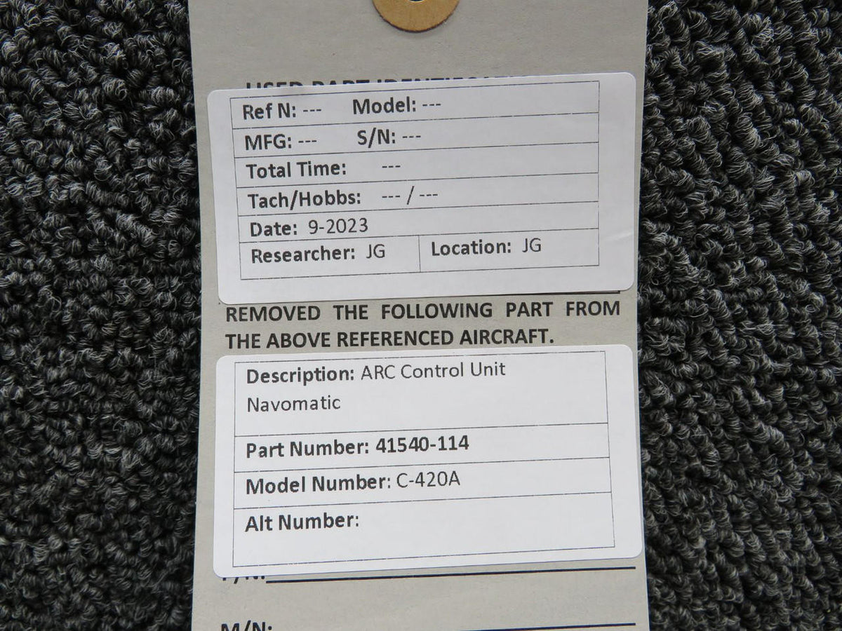 ARC 41540-114 ARC C-420A Navomatic Control Unit