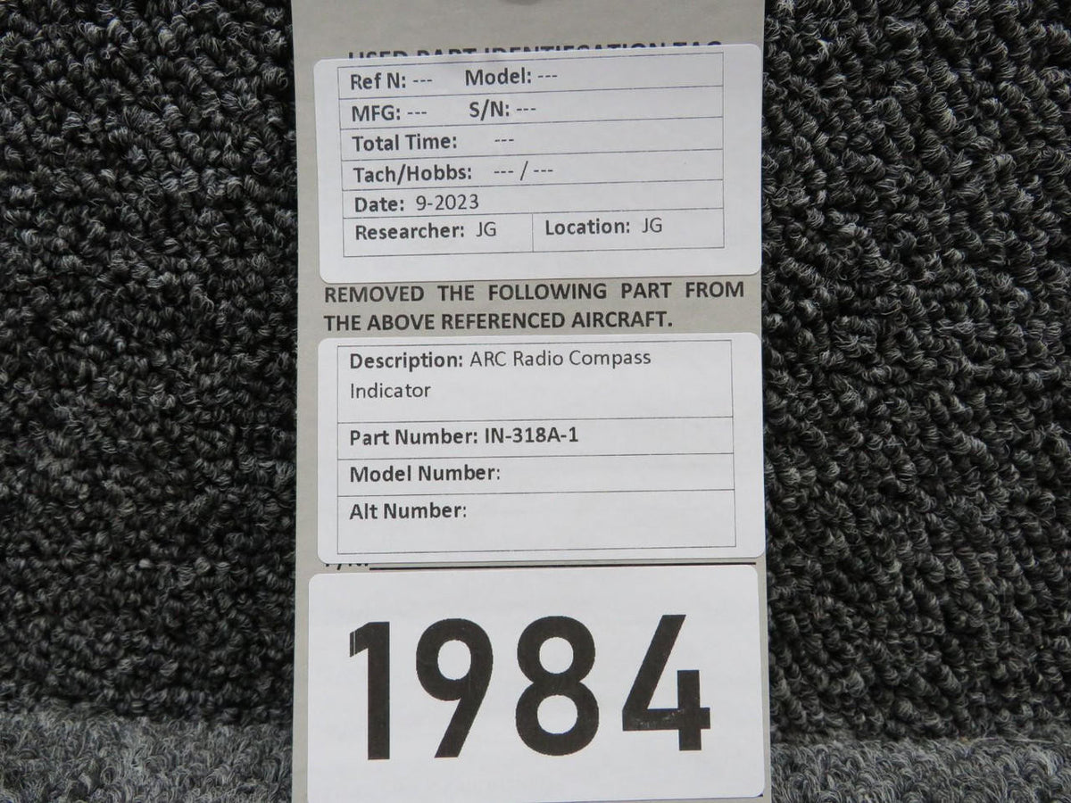 ARC IN-318A-1 ARC Radio Compass Indicator