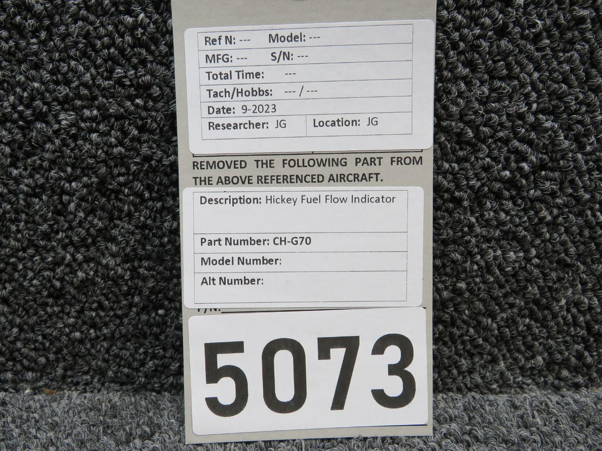 Hickey CH-G70 Hickey Fuel Flow Indicator