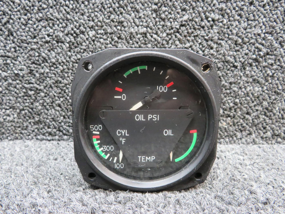 Aircraft Instruments C662019-0101 Aircraft Instruments Tri-Engine Indicator