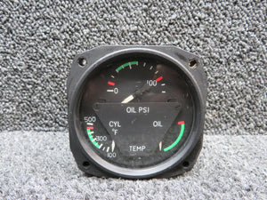 C662019-0101 Aircraft Instruments Tri-Engine Indicator