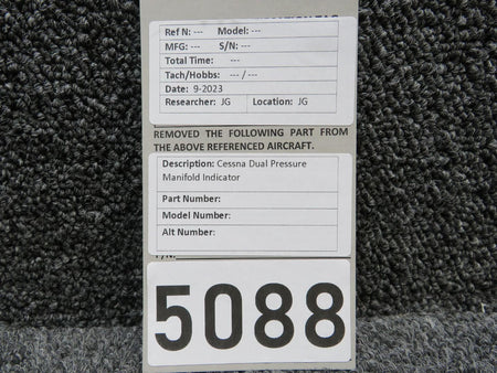Cessna Aircraft Parts Cessna Dual Pressure Manifold Indicator