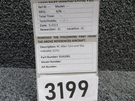 RC Allen S1413N1 RC Allen Turn and Slip Indicator (Volts: 12)