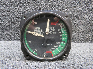 196756 Aircraft Instruments Manifold and Fuel Flow Indicator Unit