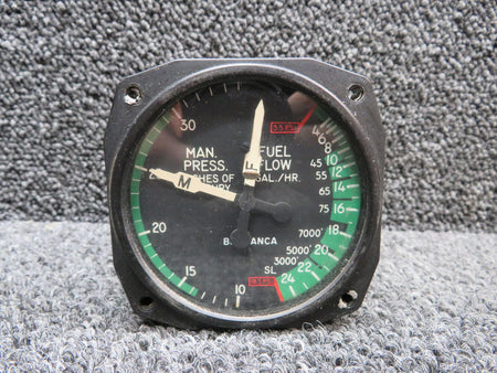 Bellanca 196756 Bellanca Aircraft Manifold and Fuel Flow Indicator