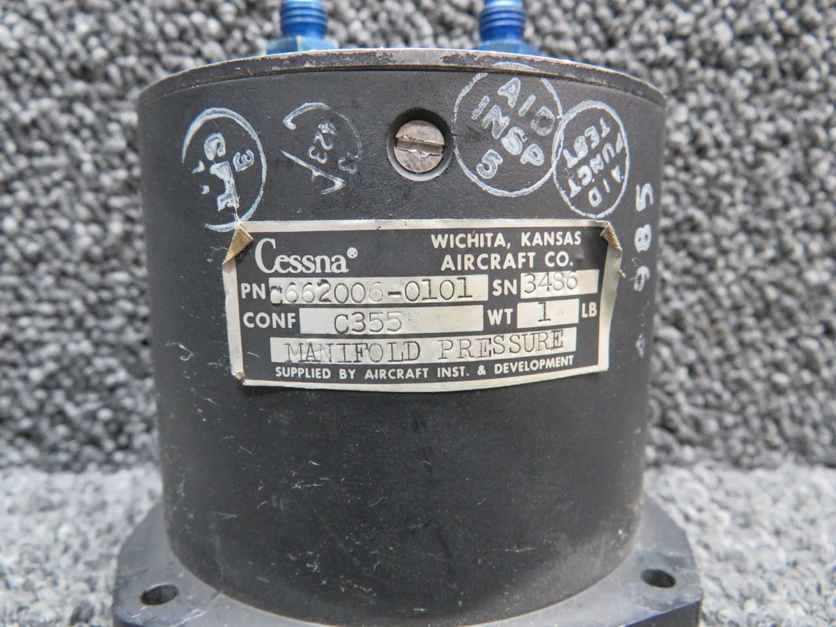 Aircraft Instruments C662006-0101 Aircraft Instruments Dual Manifold Pressure Indicator