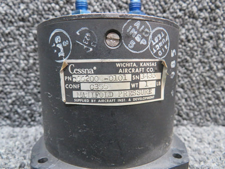 Aircraft Instruments C662006-0101 Aircraft Instruments Dual Manifold Pressure Indicator