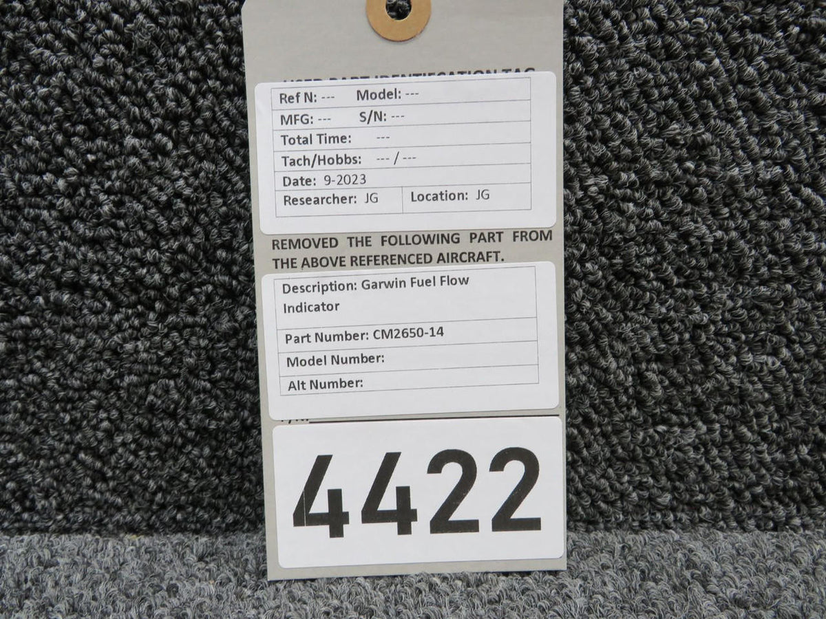 Garwin CM2650-14 Garwin Dual Fuel Flow Indicator