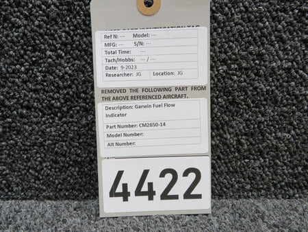 Garwin CM2650-14 Garwin Dual Fuel Flow Indicator