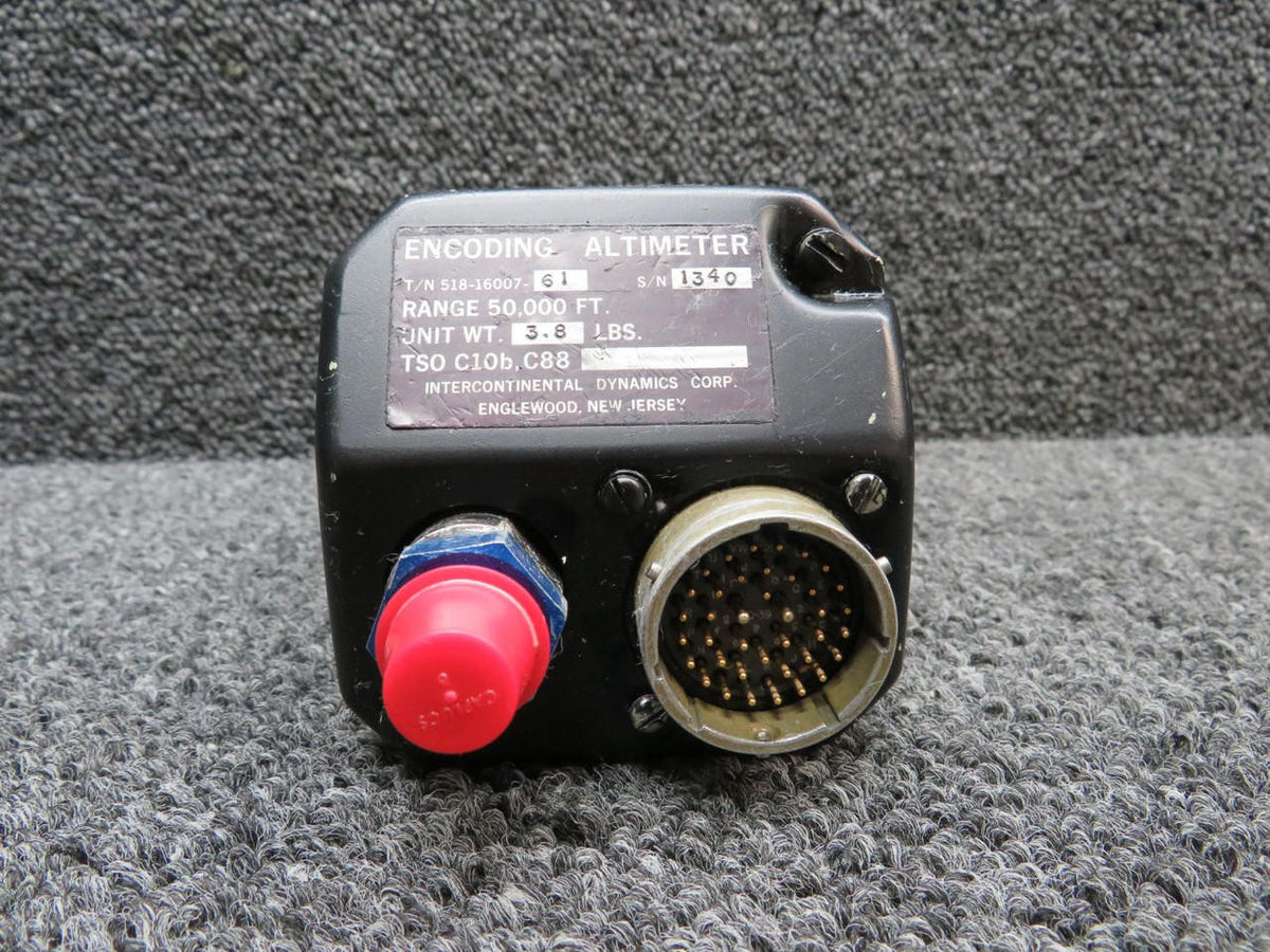 Intercontinental 518-16007-61 Intercontinental Dynamics Encoding Altimeter Indicator