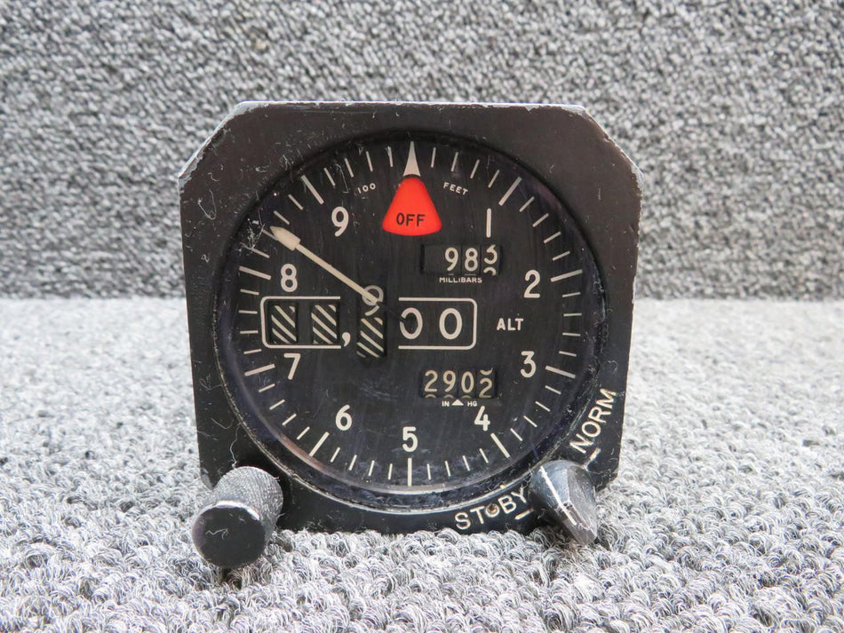 Intercontinental 518-16007-61 Intercontinental Dynamics Encoding Altimeter Indicator (Black Face)