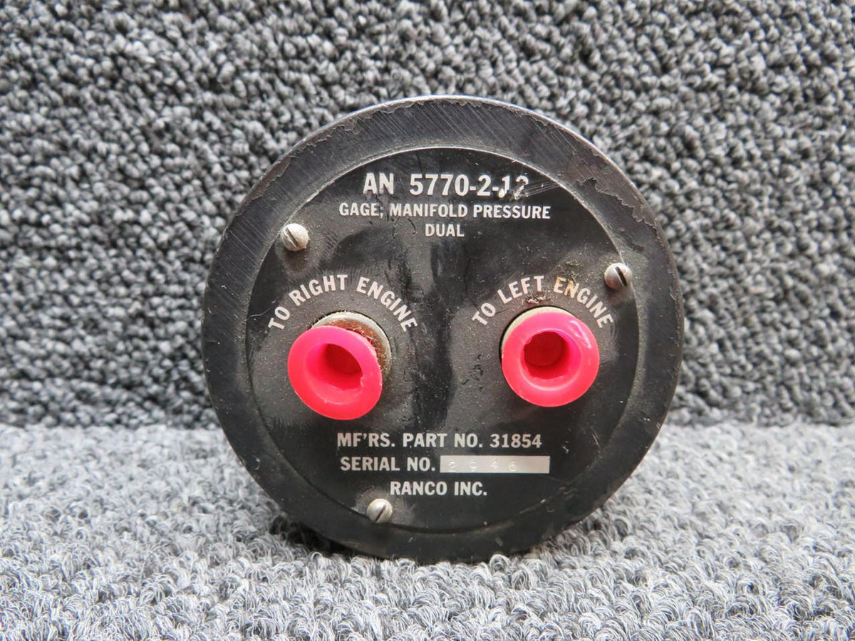 marshalltown 5770-2-12 (Alt: 31854) Marshalltown Dual Manifold Pressure Indicator