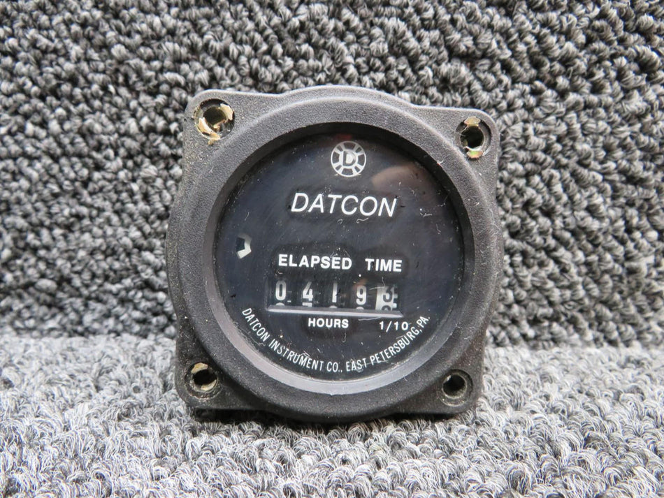 Datcon 56493-00 Datcon 773UT Hours Meter Indicator (Hours: 419.3)