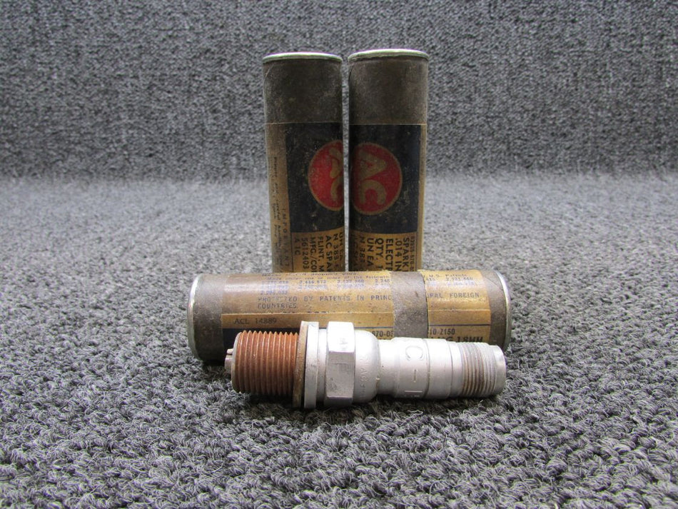 AC-151 AC Spark Plugs Set of 3 (New Old Stock)