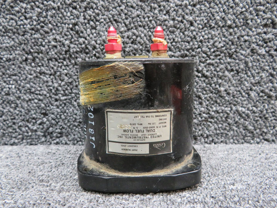 6060-0501 (Alt: C662007-0501) United Instruments Dual Fuel Flow Indicator