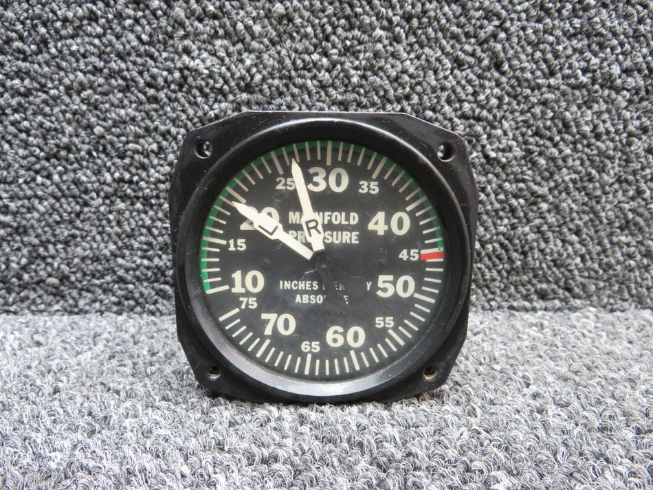 27P200-6 Aircraft Instruments Dual Manifold Pressure Indicator