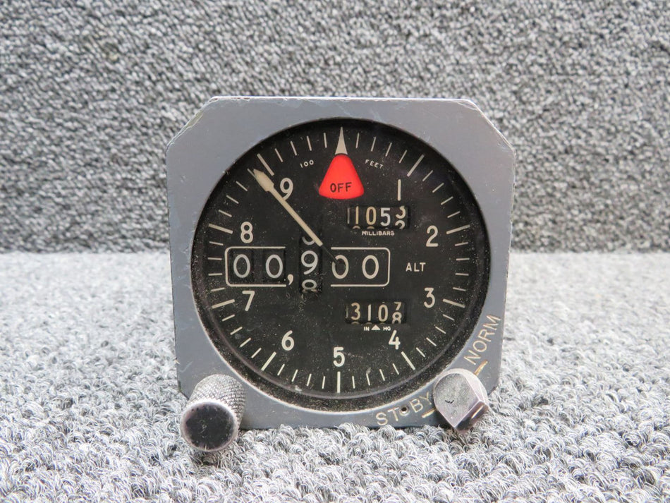 16007-61 Intercontinental Encoding Altimeter Indicator with Mods (Grey Face)