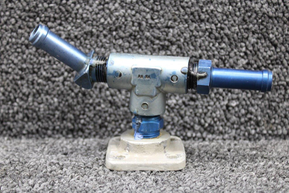 620046-501, AN917 Aerostar 601P Fuel Shutoff Gate Valve Fitting Assembly (Tee)