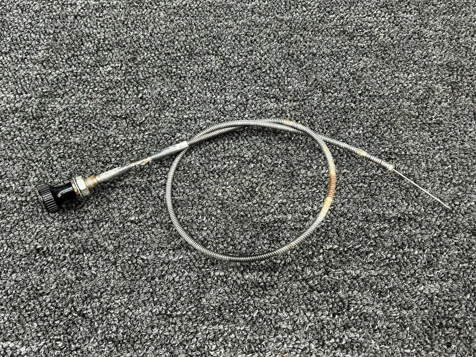 S1239-39 (Use: S1239-38) Cessna 150J Parking Brake Control Cable (Length: 28”)