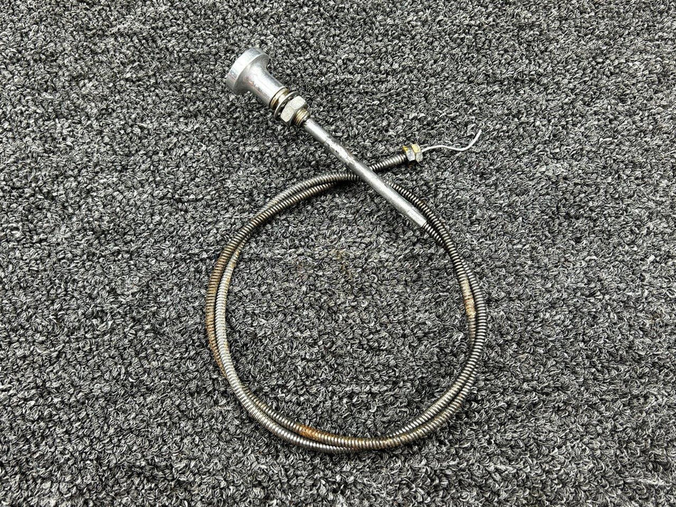 S1239-31 Cessna 150J Cabin Heat Control Cable Assembly (Length: 34-1/2”)