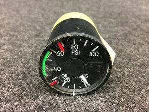 71117-1 General Aero Oil Pressure Indicator, 0-100 PSI (26V) (CORE, Glass)