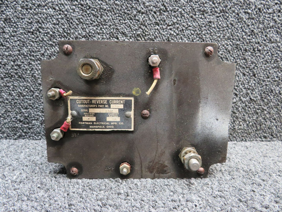 A-750-D Hartman Electrical Cutout-Reverse Current (Volts: 28)