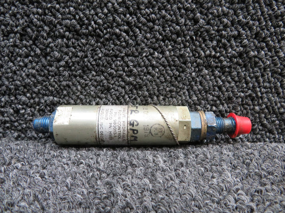 980C13-1 (Alt: H988) Ausco Hydraulic Flow Control Valve