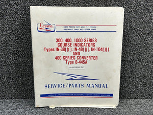 D4584-13 300, 400, 1000 Series Course Indicator Service, Parts Manual (Worn)