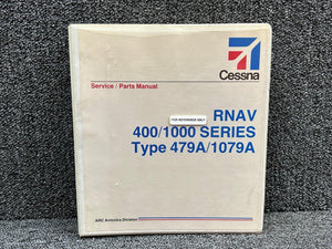 Cessna 400, 1000 Series RNAV Service, Parts Manual (Year: 1982)