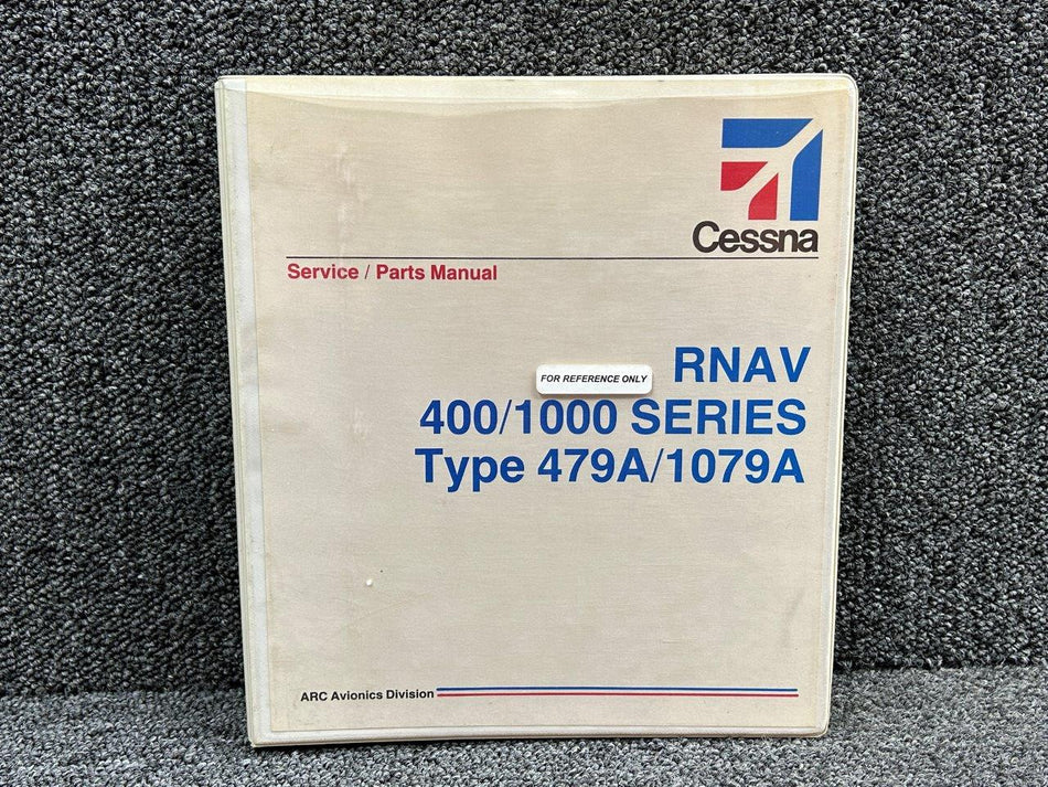 Cessna 400, 1000 Series RNAV Service, Parts Manual (Year: 1982)