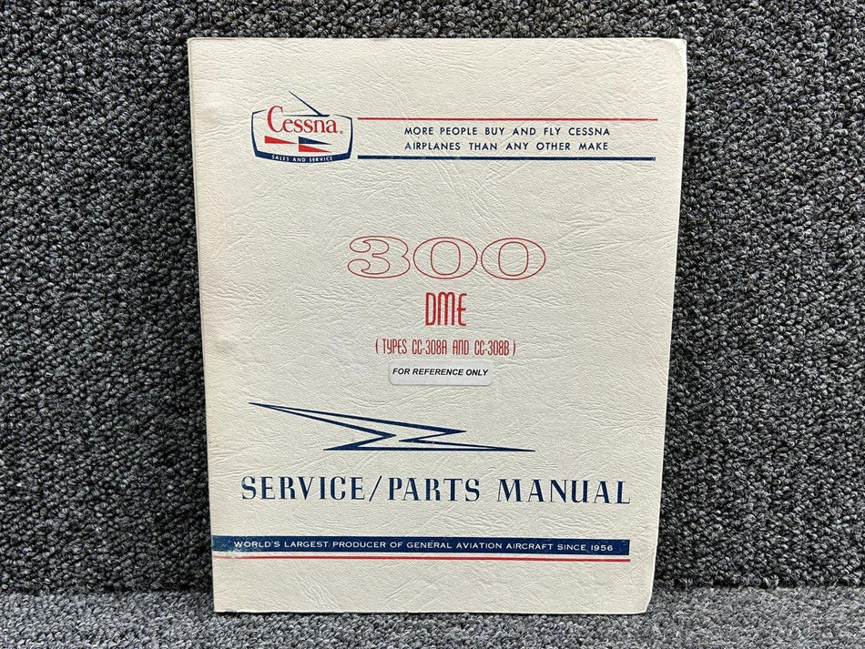 D899-13 Cessna 300 Distance Measuring Equipment Service, Parts Manual (1971)
